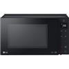 LG MH6336GIB Forno Microonde Smart Inverter con Grill al Quarzo, 23 Litri, 1000 W, Programmi Automatici, 5 Livelli di Potenza Regolabili - Nero Fumè