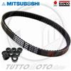 BERGAMASCHI KIT CINGHIA ORIGINALE MITSUBOSHI + 8 RULLI YAMAHA X-MAX 250 2014 2015 2016 2017
