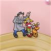 Spilla in metallo smaltato Cartoon Ispettore Gadget