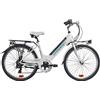 TORPADO BICI TORPADO ELETTRICA T260 CITY BIKE VENUS 26" ALLUMINIO EBIKE UNISEX 7V BIANCO