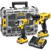 DEWALT DCK211D2T-QW Kit Trapano avvitatore + Avvitatore Impulsi 10.8V