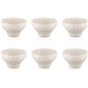 GUZZINI Tiffany Ciotola Coppetta Bianco Set 6 Pezzi 12cm