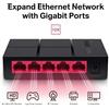 MERCUSYS MS105G SWITCH 5 PORTE RJ45 GIGA ETHERNET 10/100/1000MBPS DESKTOP