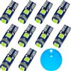 Does not apply 10 Pezzi T5 W3W 2721 27 37 286 Lampadina LED PC74, 12V, 20LM, 0,5W, Chip 3SMD