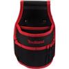 Toolland a land of possibilities Toolland Porta chiodi e porta attrezzi per cintura, nylon, con tasche e passanti, nero/rosso