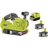 Ryobi R18BS-0 Levigatrice Nastro Batteria 18V ONE+ 76x457mm 250m/min Kit 2x4.0Ah