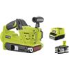 Ryobi R18BS-0 Levigatrice Nastro Batteria 18V ONE+ 76x457mm 250m/min Kit 4.0 Ah