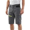 Lee Cooper Pantaloncini Lavoro Uomo Alta visibilità - Hi Vis Shorts Riflettenti Stretch Cargo con Tasche Multi Tasche Leggeri Resistenti (Grigio/Nero, 42W)