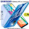 CUSTODIA per SAMSUNG Galaxy A41 Cover TPU + Pellicola VETRO Temperato Protezione