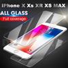 Pellicola VETRO temperato BACK POSTERIORE + FRONT per Apple Iphone X XS MAX XR