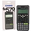 Casio Calcolatrice Casio Fx-570 ES PLUS 2nd Edition Nera Per Scuola e Ufficio