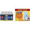 Tutto Pannocarta 3 in 1, 20 Rotoli di Carta Multiuso, 1 Velo, 48 strappi, Extra Assorbente & Swiffer Duster Piumini Catturapolvere, 25 Piumini, Cattura e Intrappola Polvere e Sporco