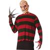 Rubie's IT17059 - Set Maschera e Guanto Freddy Krueger Blister Kit, Taglia Unica