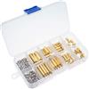 Brass Standoffs and Screw Kits M2 5 supporti e viti in ottone comodamente imballati per un totale di 180 pezzi