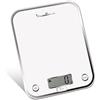 Moulinex BN5000 Optiss, Bilancia da cucina, vetro temperato resistente, funzione liquid, Bianco
