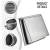 Aeratore Cover Aeratore Estratto Condotto Cover Cucina Argento Squisito