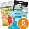 Garnier SkinActive Trattamento Hydra Bomb Kit 5 Maschere in Tessuto Viso e Occhi