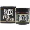 HEY JOE! - Balsamo per Barba No. 4 Feel Wood - Balsamo Idratante Per Barba Da Uomo Al Profumo Di Legno Di Cedro E Ginepro - 60 ml