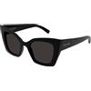 Yves Saint Laurent OCCHIALI DA SOLE Saint Laurent SL 552 001 Black Gatto Cat Eye Sunglasses