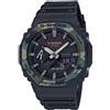Casio Orologio Uomo Multifunzione Casio G-Shock GA-2100SU-1AER Quadrante Nero Ghiera C