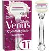 Gillette Venus Comfortglide Sugarberry Platinum - Rasoio da donna + 1 lama