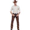 WILBERS & WILBERS - Camicia western Clay da uomo | Manica lunga, per costumi da cowboy / sceriffo, Carnevale