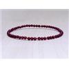 PRGemStudio Bracciale regolabile fatto a mano 6" perle tonde con pietre preziose sfaccett...
