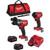 MILWAUKEE Kit MWK202BAG (M18FID3 + M18FPD3 + 2 x 5,0 Ah + M12-18FC + Borsa)