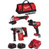 MILWAUKEE Kit MWK302BAG (M18BLH + M18FSAG125XB + M18FPD3 + 2 x 5,0 Ah + M12-18FC