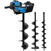 Güde Trapano motore GE 2200 (motore a benzina a 2 tempi, 2,2/3 (kW/PS), 52 cm³, 7500 1/min, diametro trapano: 100/150/200 mm, comandi nel manico, pompa di primer, funzione affidabile in qualsiasi