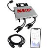 ESUNRA Create your Energy - Microinverter NEP BDM800VA - Plug and play - Efficienza MPPT > 99,5% - Cavo di alimentazione da 5 m - App per monitorare la generazione in tempo reale