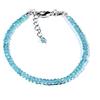 Bundela Gems Bracciale regolabile fatto a mano con perle di pietre preziose rotonde...