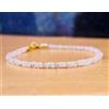 Bundela Gems Delicata pietra di luna arcobaleno sfaccettata Rondelle gemma perline 3-4 mm ...
