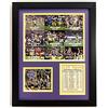 Legends Never Die 2019 LSU Tigers CFP National Champions - Vittorie contro avversari classificati stagione perfetta - incorniciato 30,5 x 38,1 cm doppio opaco foto
