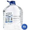 Crazystock selected 4x Bundle Acqua Da Stiro Demineralizzata tanica da 5 litri