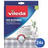 Vileda 24x Bundle Vileda Panno Microfibra Asciugapiatti