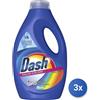Dash 3x Bundle Dash Lavatrice 21/25 Mis Liquido Colorati