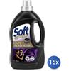 Soft 15x Bundle Soft Lavatrice Liquido 16 Lavaggi Nero