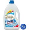 Spuma di sciampagna 4x Bundle Spuma Di Sciampagna Lavatrice Liquido 60 Misurini Marsiglia Made In