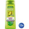 Garnier 12x Bundle Fructis Shampoo 250 Ml. Hydra Ricci