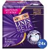 Lines 24x Bundle Lines Seta Ultra Lungo Ali 9 Pezzi Assorbente Made In Italy