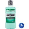 Listerine 12x Bundle Listerine Collutorio 500 Ml. Denti E Gengive Zero Verde
