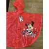 Minnie impermeabile mantellina anti pioggia bambina Disney Minnie 5/6 anni Tg S