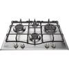 Hotpoint Ariston Piano cottura 4 Fuochi incasso a gas 60 cm Inox PCN 642T/IX/HAR