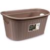 STEFANPLAST Cesta Portabiancheria 35 L Elegance Tortora 30211