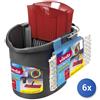 Vileda 6x Bundle Vileda Supermocio Revolution Sistema Sistema A Mocio E Secchio Singolo