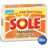 Sole 36x Bundle Sole Sapone Bucato 250 Grammi 2 Pezzi Bianco