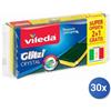 Vileda 30x Bundle Vileda Spugna Glitzi Crystal 2+1
