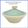 Scatola con coperchio accessori da bagno contenitore dischetti utensili cucina