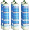 6 BOMBOLE OSSIGENO O2 110 BAR SALDATURA CANNELLO ATTACCO M10x1 KIT KEMPER ETC